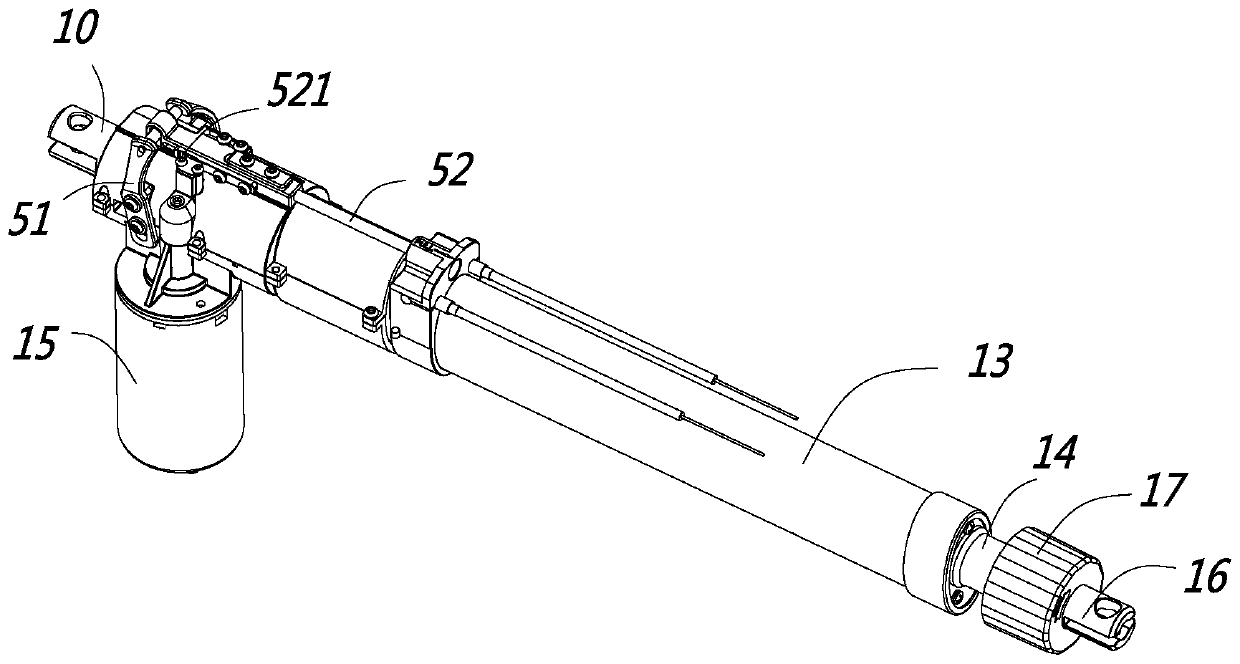 Linear actuator convenient to operate