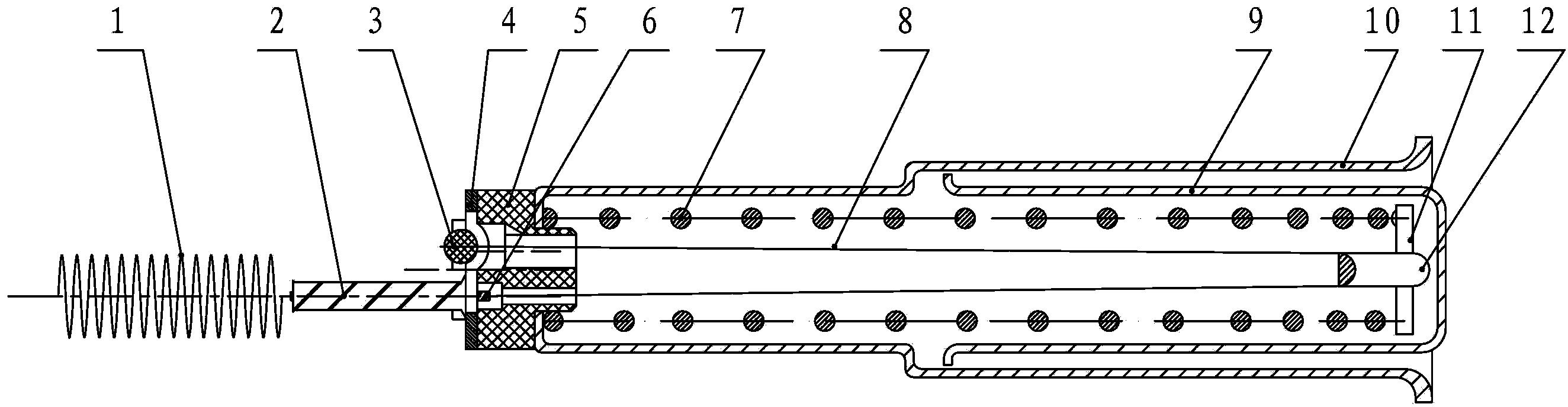 Special high pressure current-limiting fuse in closed cabinet