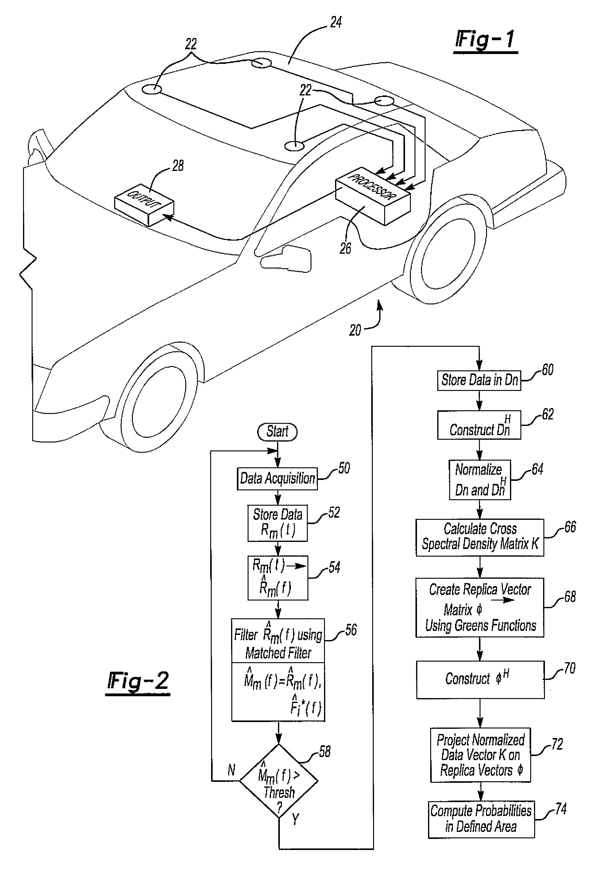 Method and system for locating a wave source within a defined area
