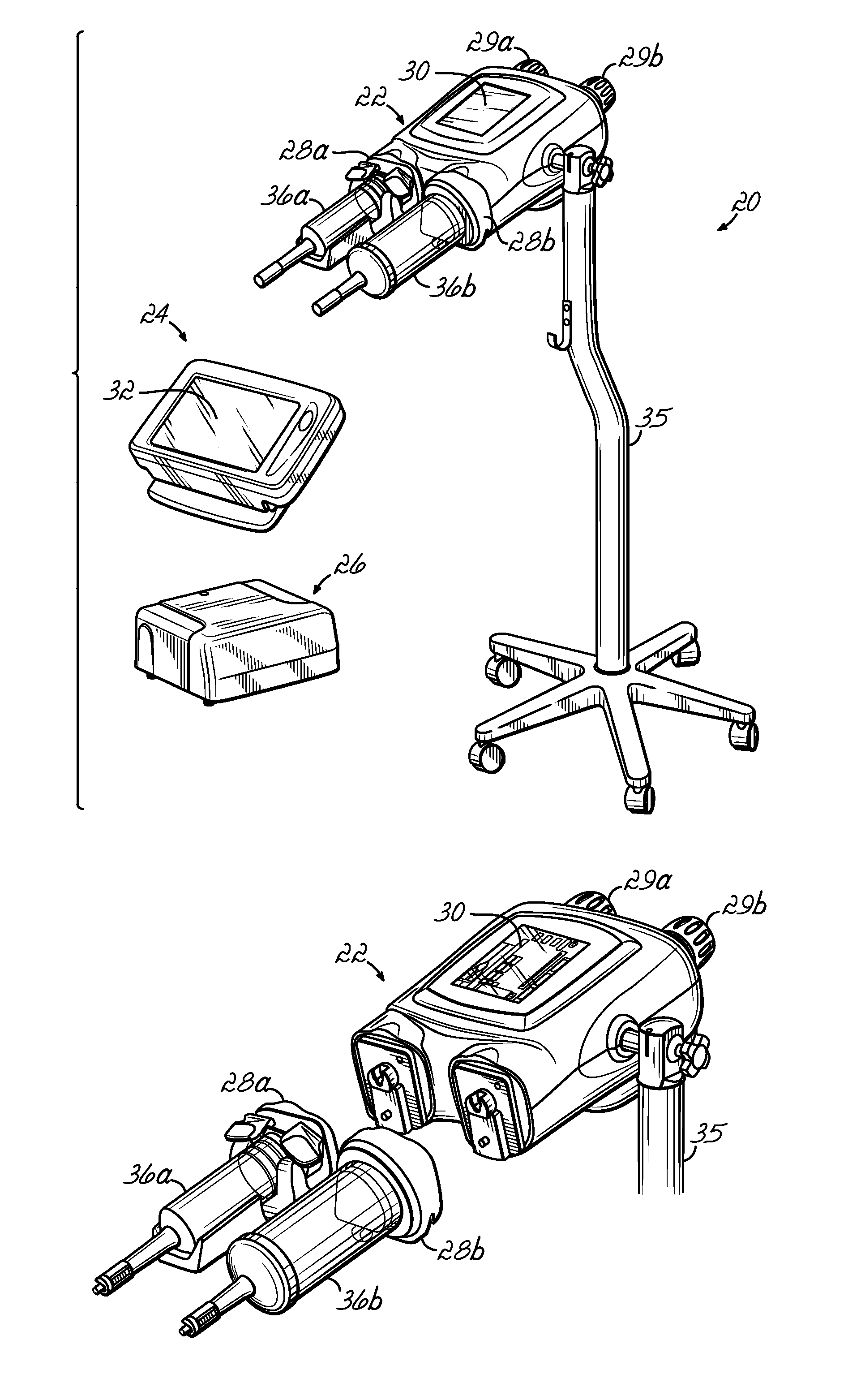 Powerhead Control in a Power Injection System