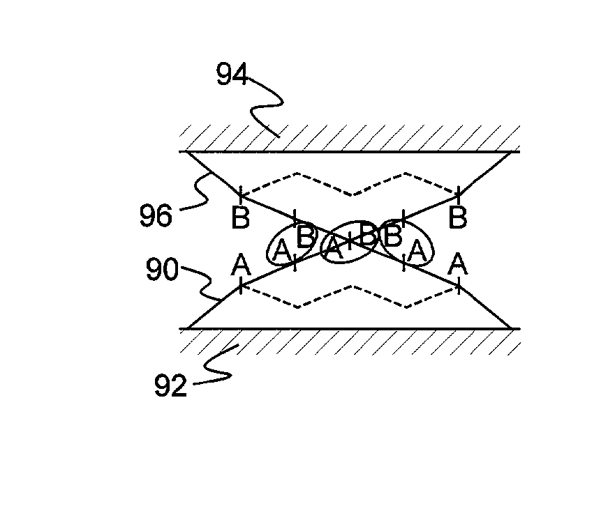 Organic molecular film-based electronic switching device utilizing molecular-mechanical motion as the means to change the electronic properties of the molecule