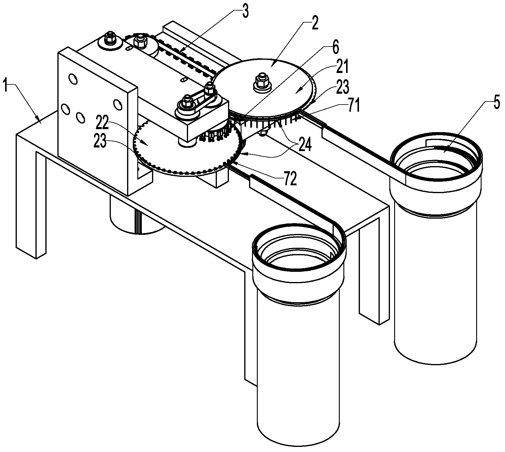 Automatic assembly device for watch winding stem assembly