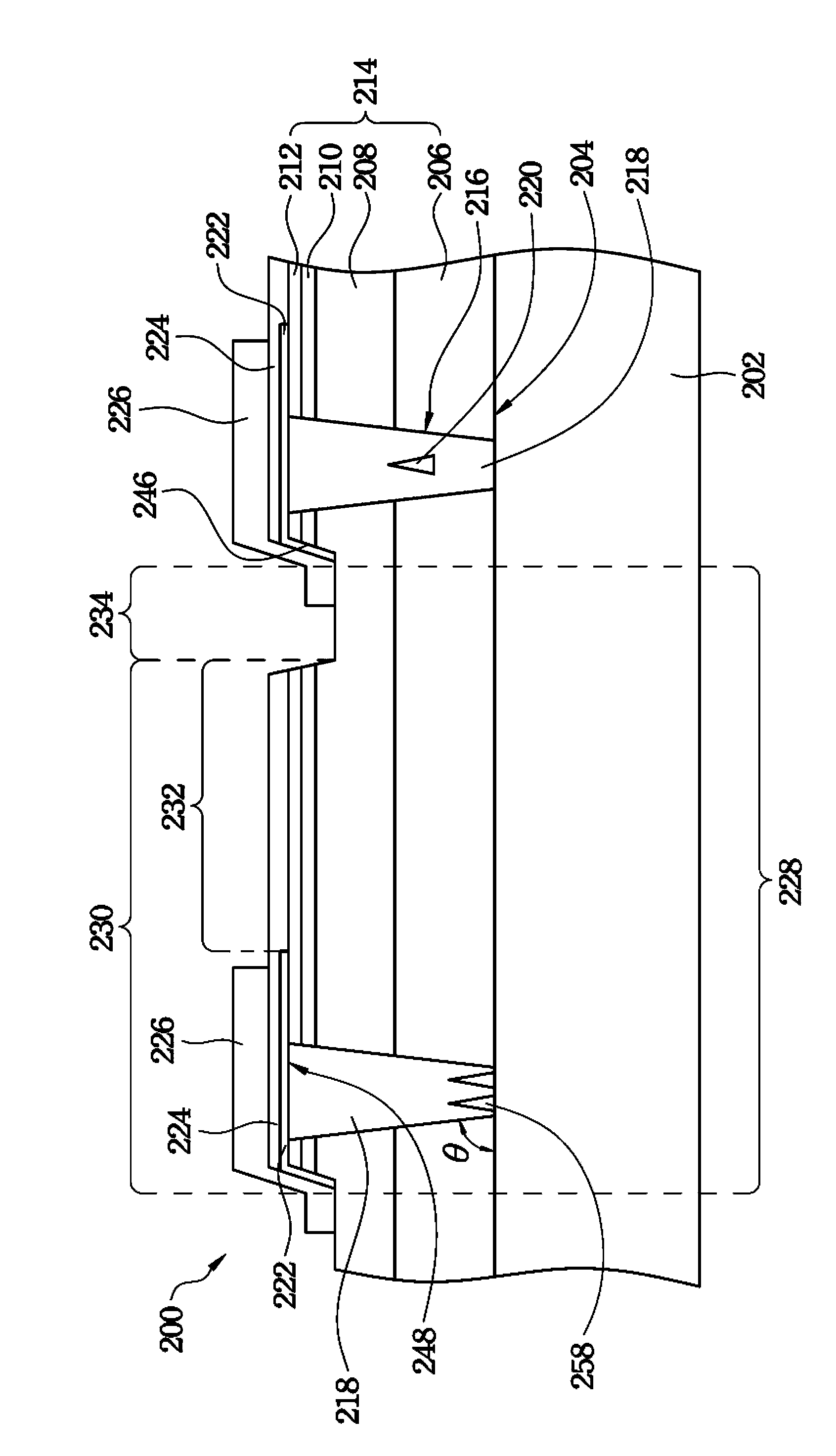 Light-emitting diode structure and method for manufacturing the same
