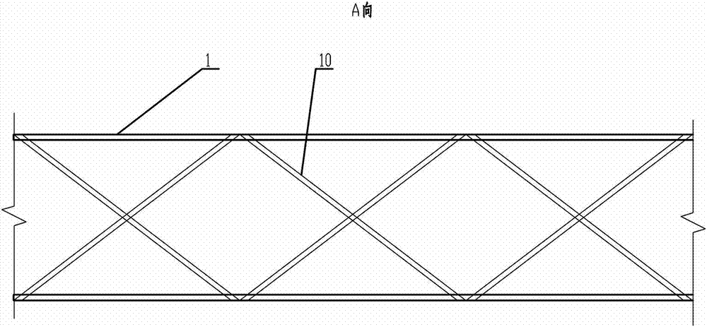 Bridge back-pulling-resistant bearing construction support and construction method