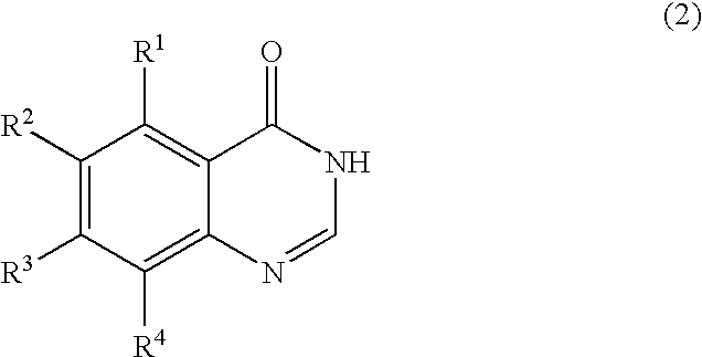 Process for producing quinazolin-4-one and derivatives thereof