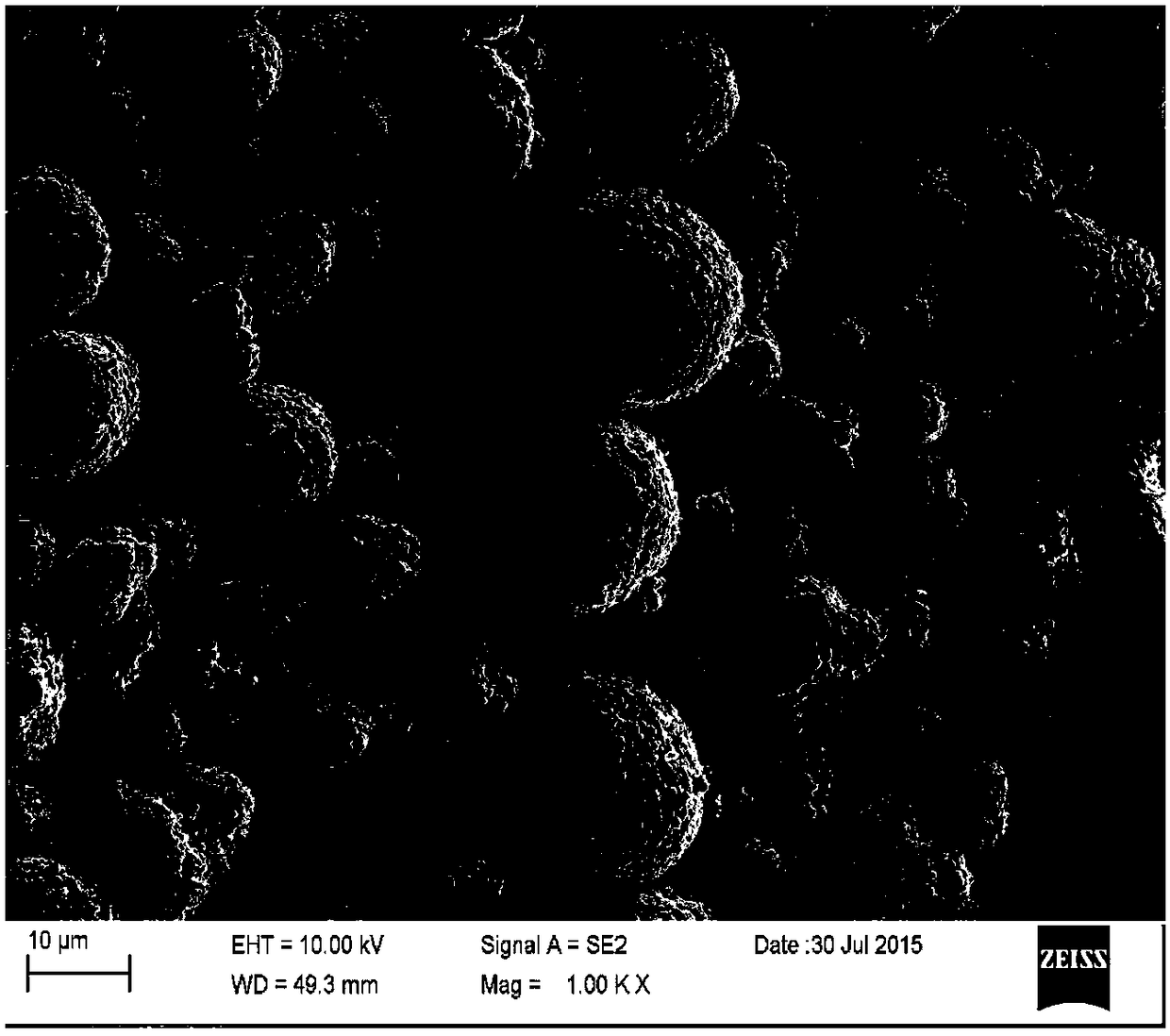 A kind of al2o3 coating modified lithium nickel manganese oxide positive electrode material and preparation method thereof