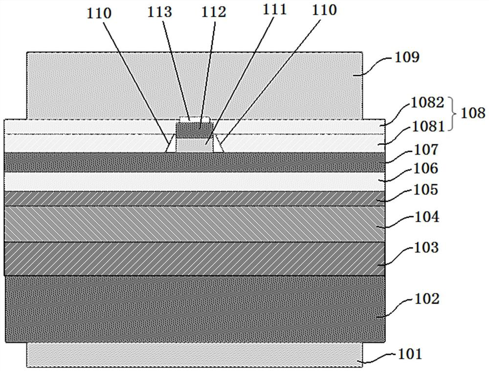 GaN-based laser diode structure with hole passivation layer and manufacturing method