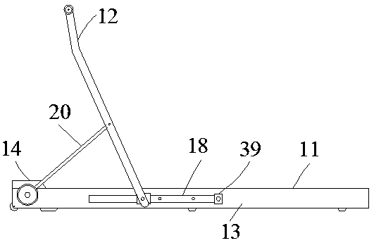 Multifunctional flat treadmill