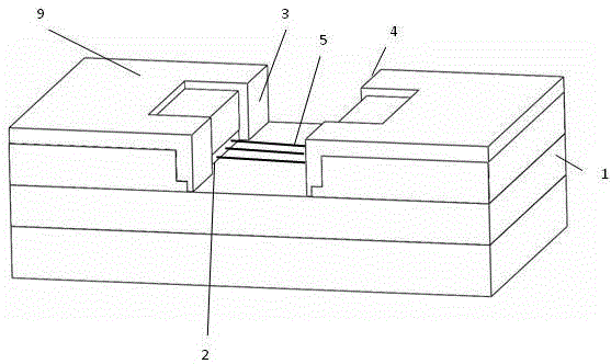 Strain gauge and preparation method of silicon germanium heterojunction nanowire array as sensitive element