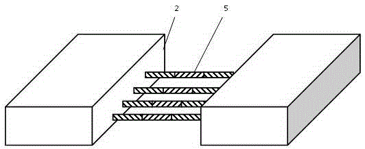 Strain gauge and preparation method of silicon germanium heterojunction nanowire array as sensitive element