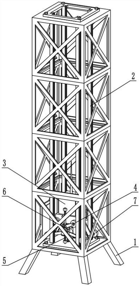 A 5g signal enhancement signal tower