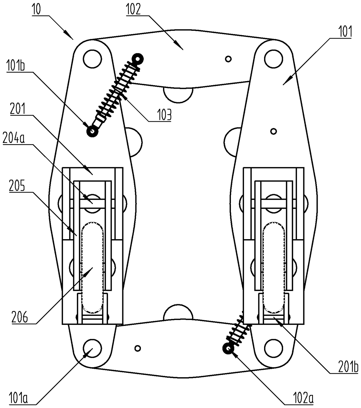 Antiskid caster and medical imaging equipment