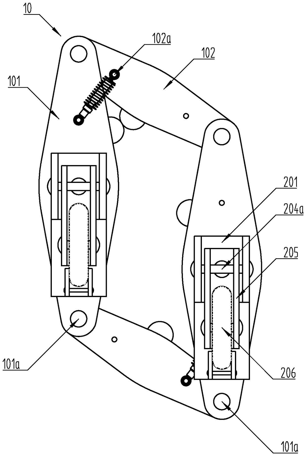 Antiskid caster and medical imaging equipment