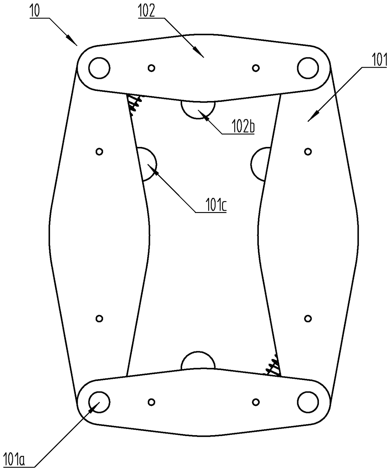 Antiskid caster and medical imaging equipment