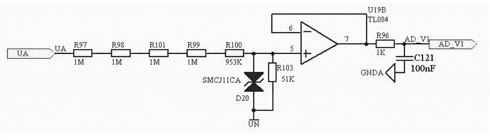 Device and method for detecting power grid