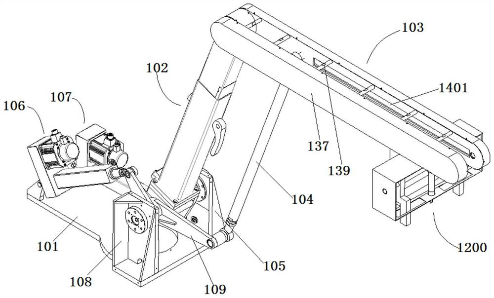 An adjustable planar robotic arm with electric grippers