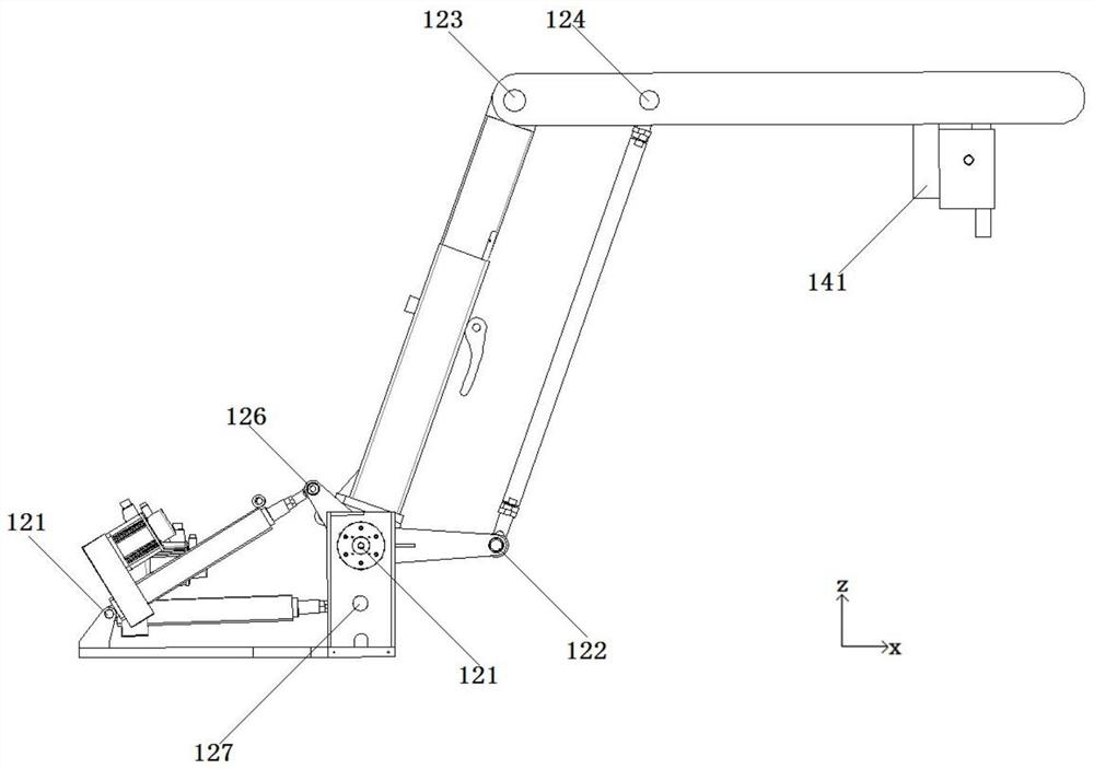 An adjustable planar robotic arm with electric grippers