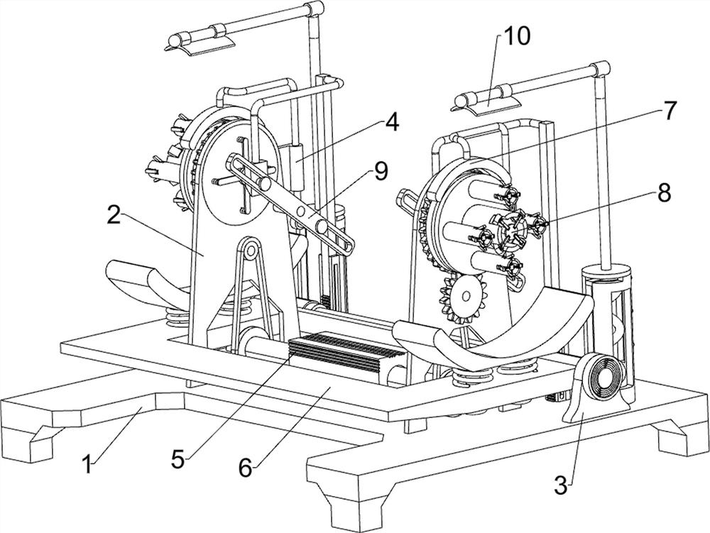 Automobile tire wear test comparison device