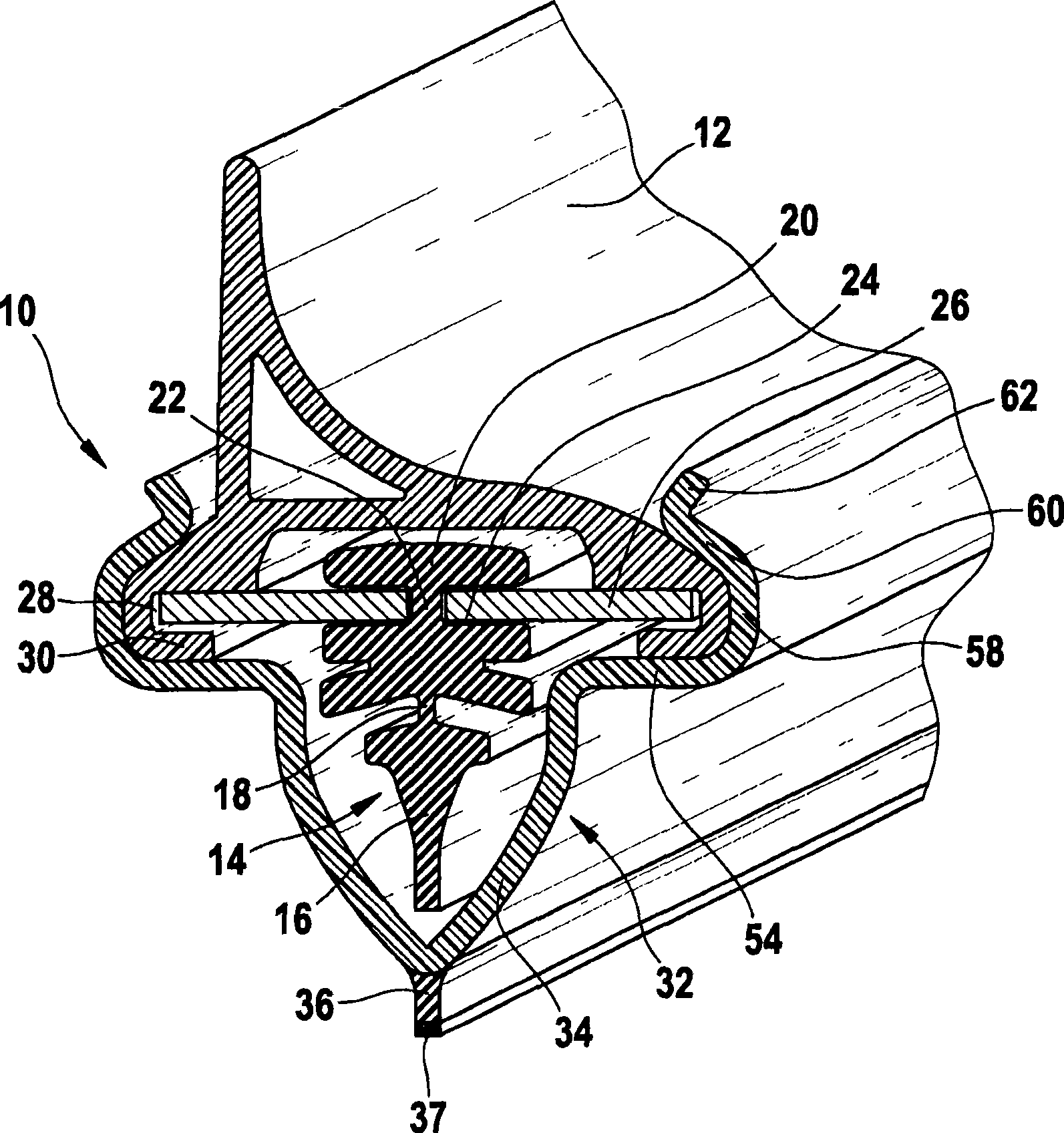 Protective rail for wiper blades of a windscreen wiper and method for manufacturing it