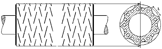 A processing method of corrugated roller suction groove and its manufacturing method