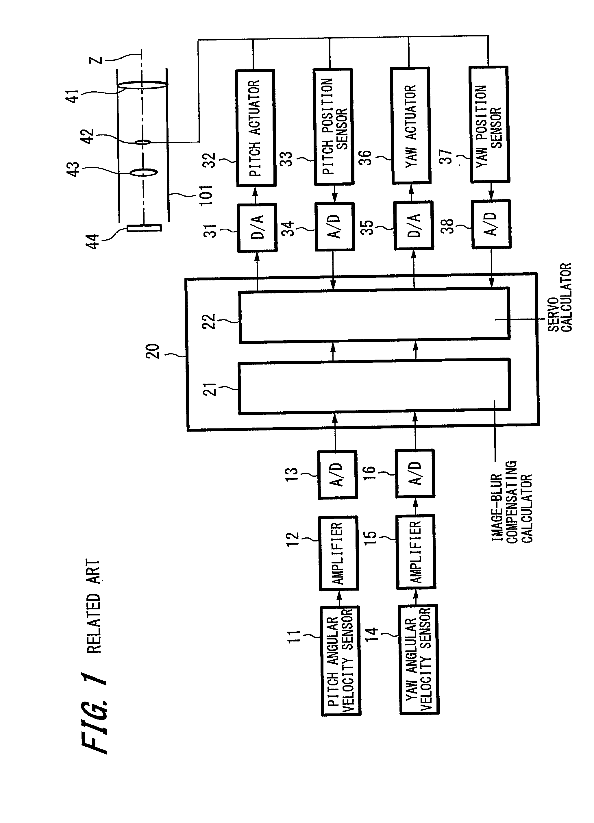 Image-blur compensating device and image pickup apparatus