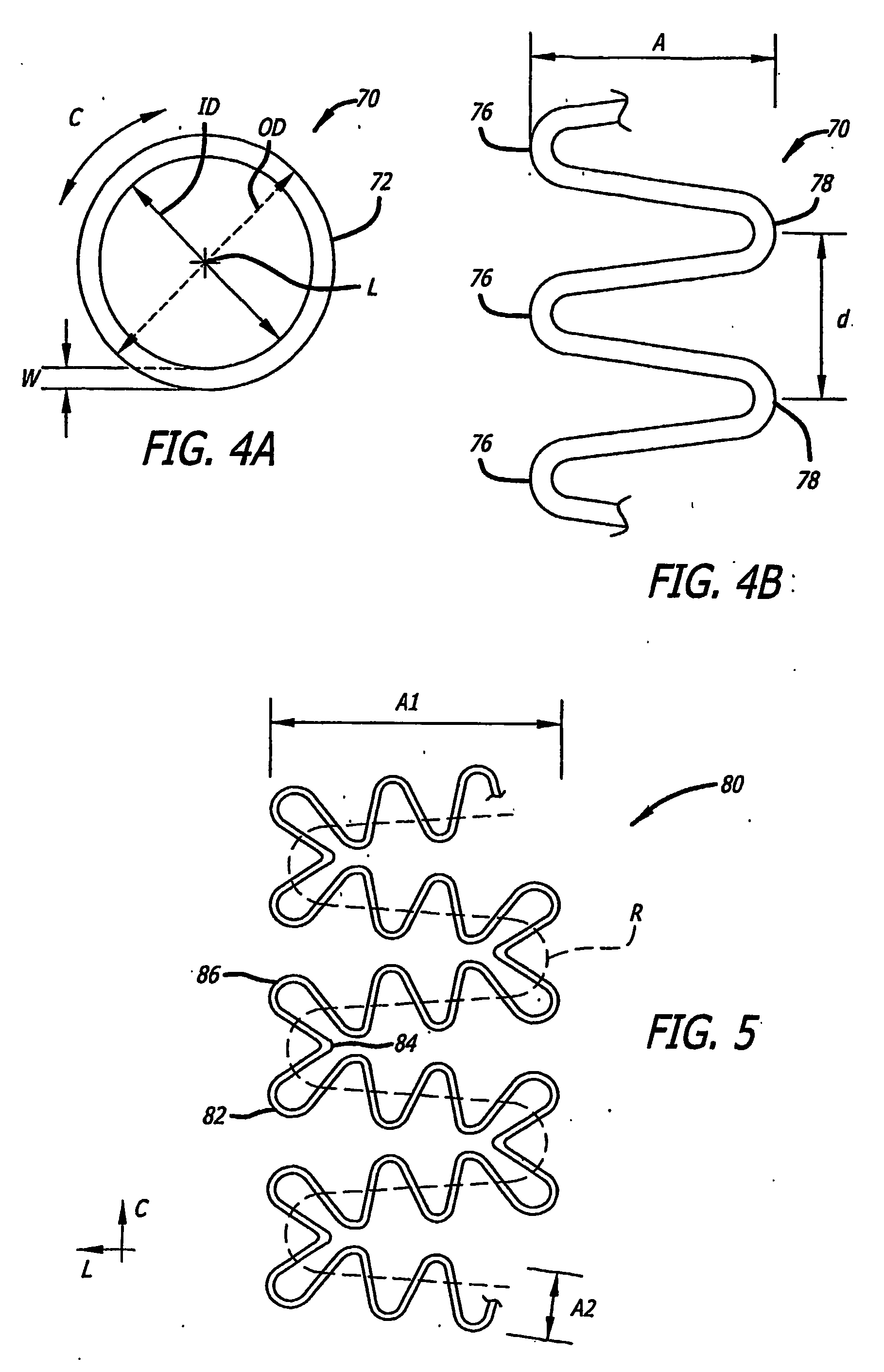 Implantable stent with modified ends