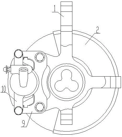 Floating caliper disc brake