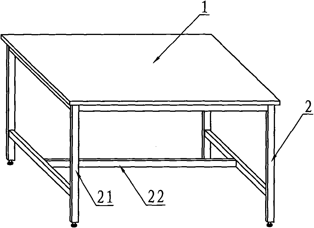 Cushion type operating platform for solar modules at later stage of production