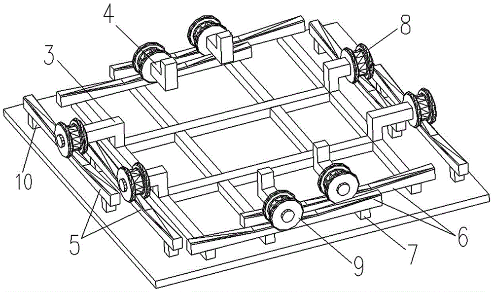 Compact two-way roller vibration isolating device and design method