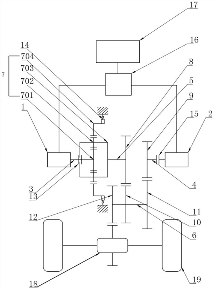 Dual-motor driving system and application