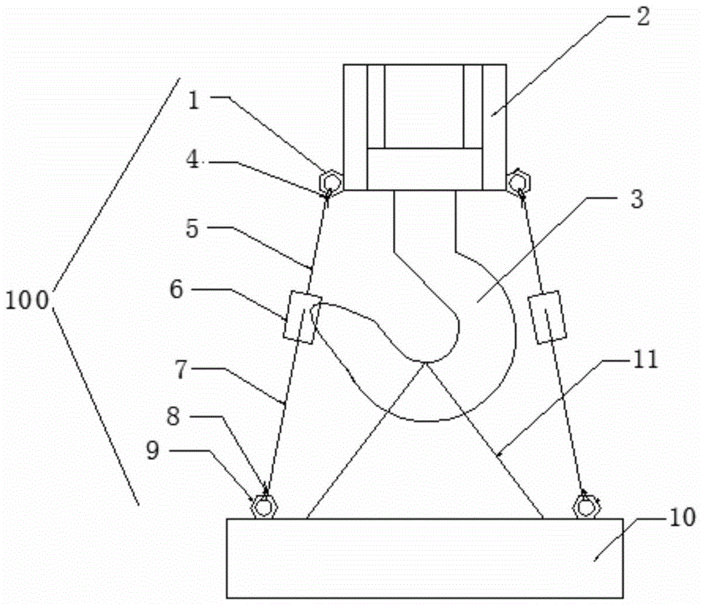 Round electromagnetic chuck device with rotation preventing balancing function