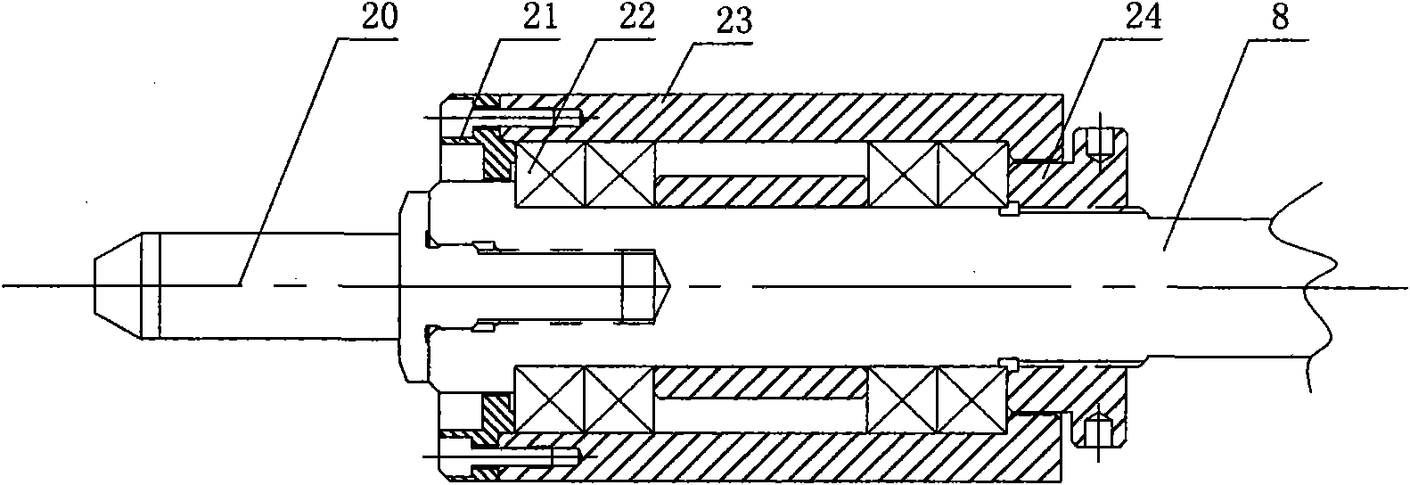 Crankshaft automatic positioning and clamping mechanism