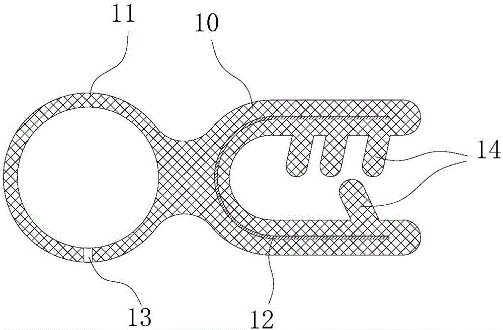 Sorting box sealing device and structure