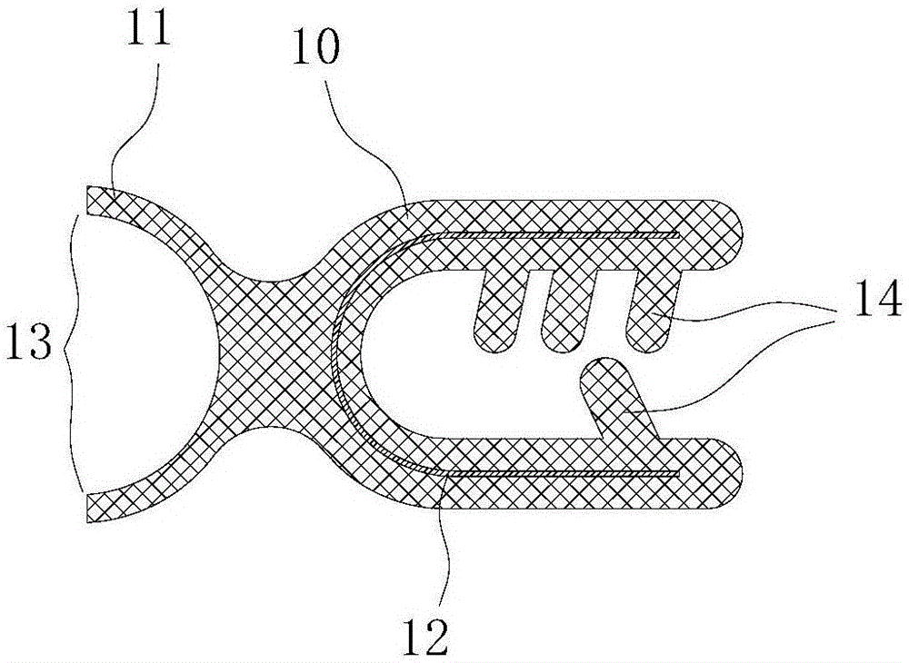 Sorting box sealing device and structure