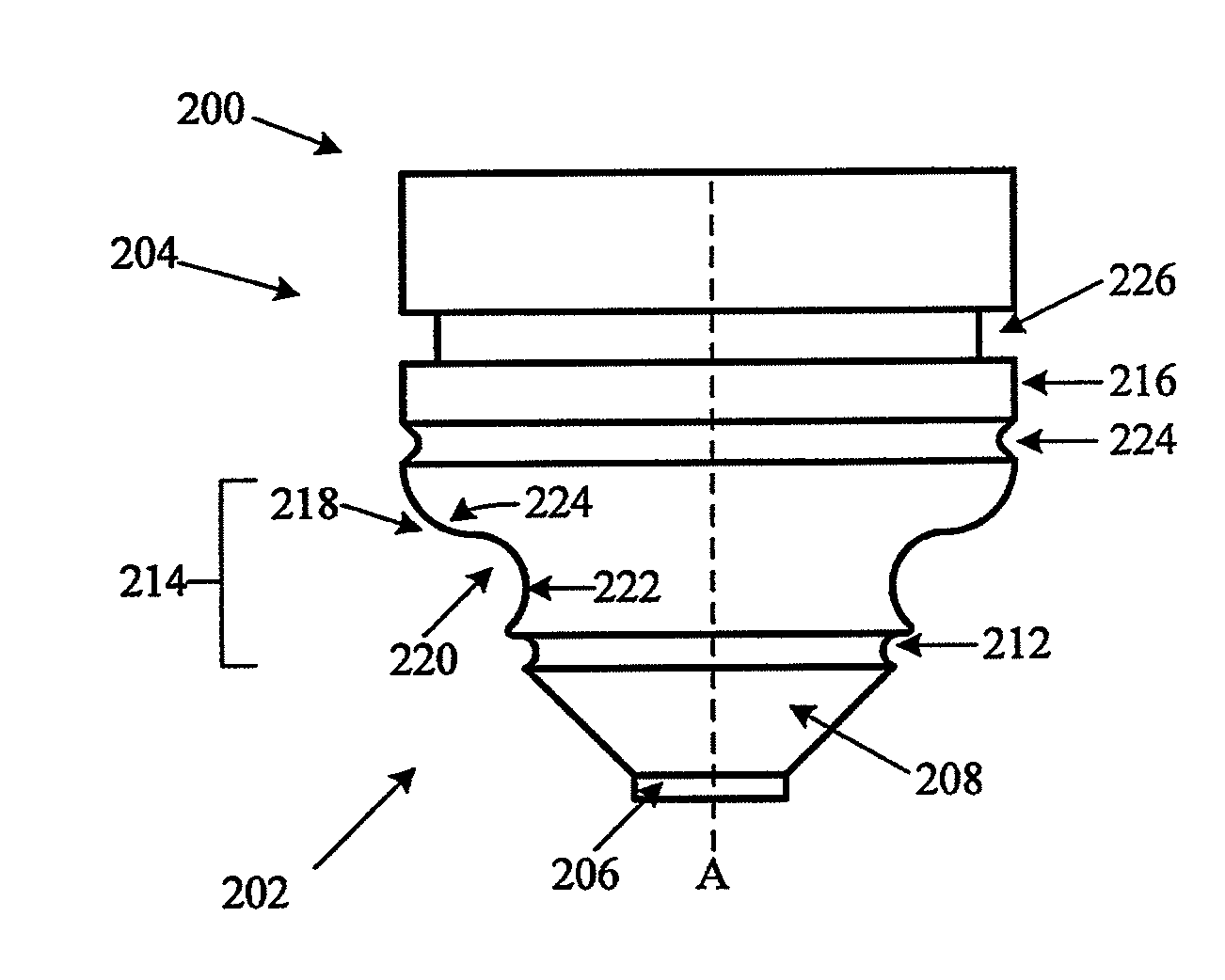 Plasma arc torch cutting component with optimized water cooling