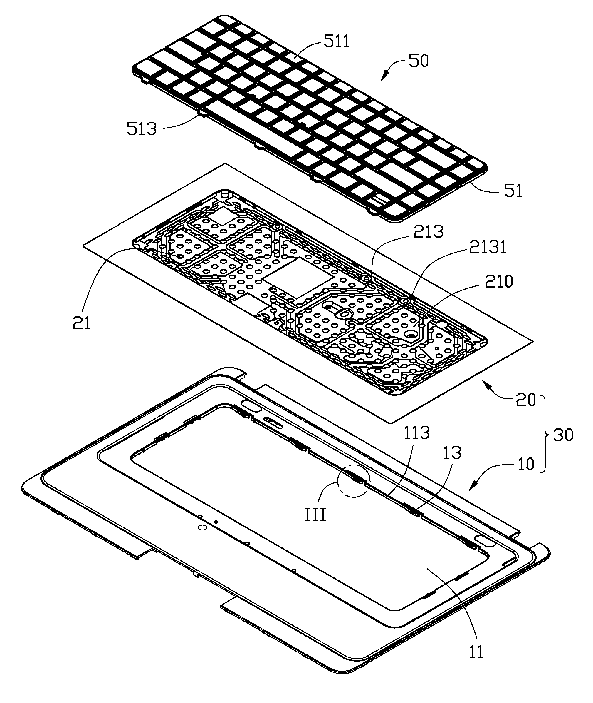 Keyboard mounting apparatus