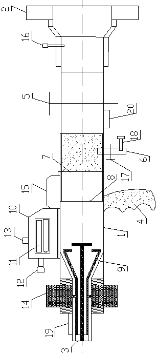 Safety fire water branch adjustable in jet flow status, and debugging method and usage method thereof