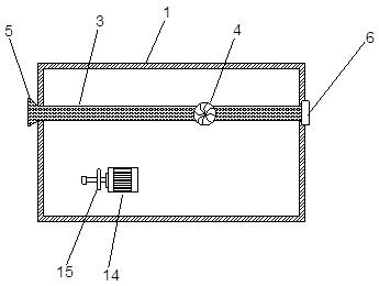 A ventilation device for logistics in underground pipe gallery