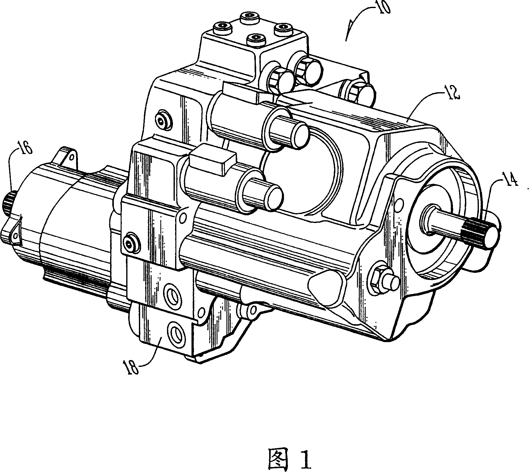 Control system of hydrautic pump
