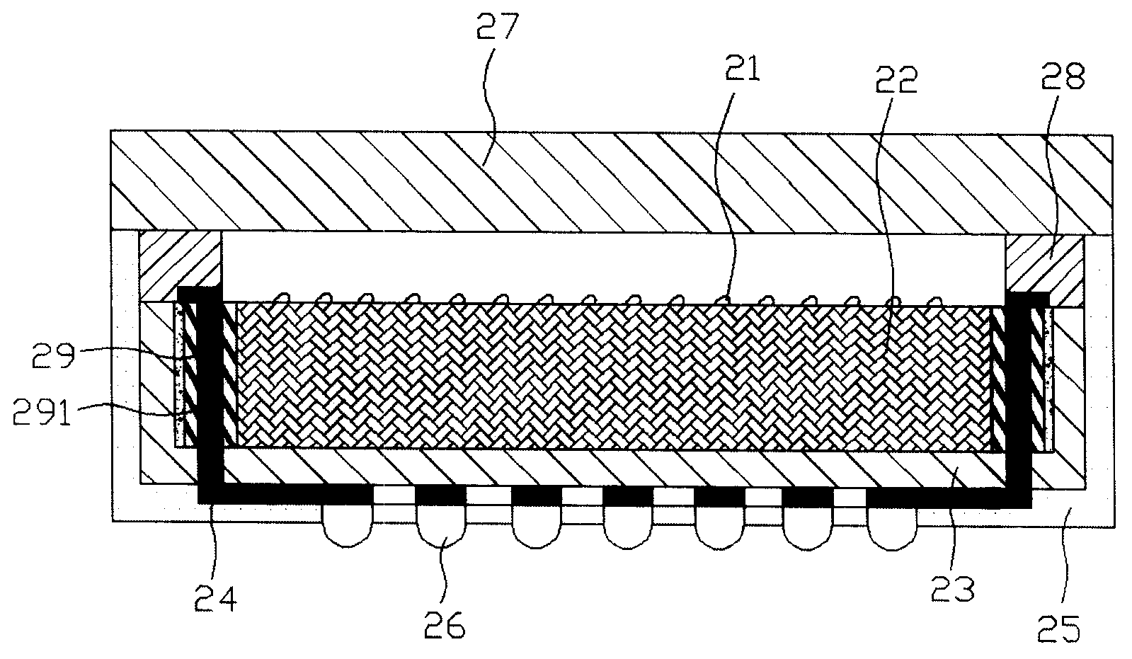 Conductive layer structure for chip encapsulation module and its making method