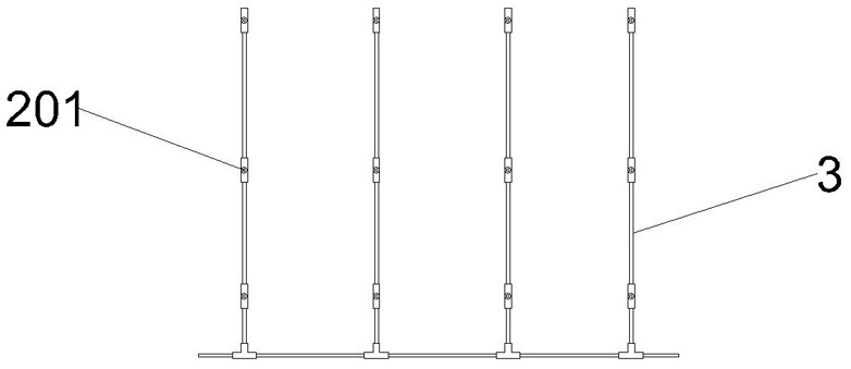 Rapid dust removal system and rapid dust removal method for tunnel