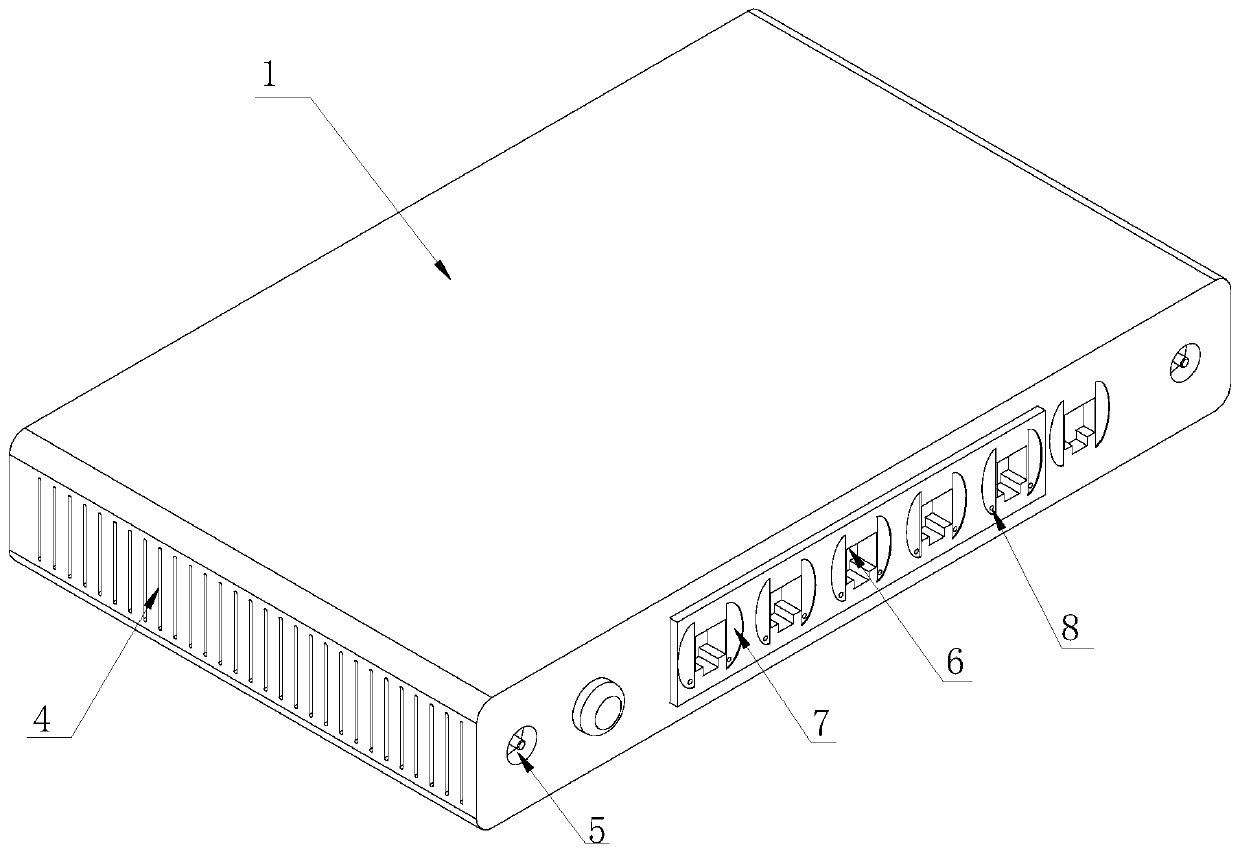 Anti-interference indoor 5G network communication device