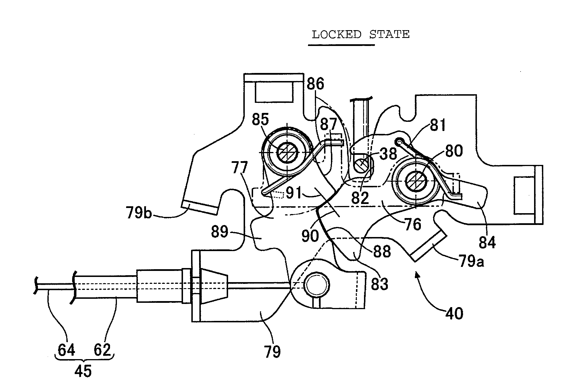 Saddle bag lock device for saddle-ride type vehicle