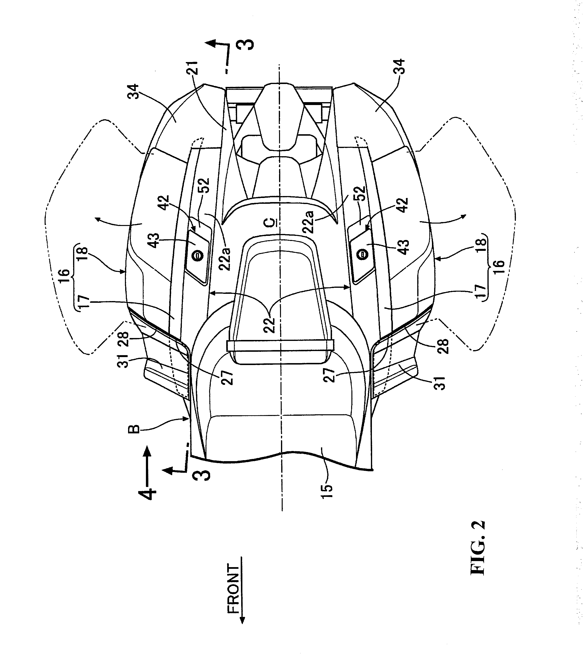 Saddle bag lock device for saddle-ride type vehicle