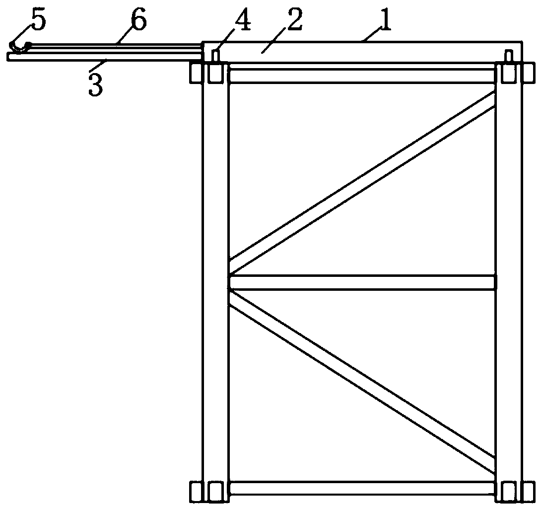 Guide roller for standard joints of tower crane