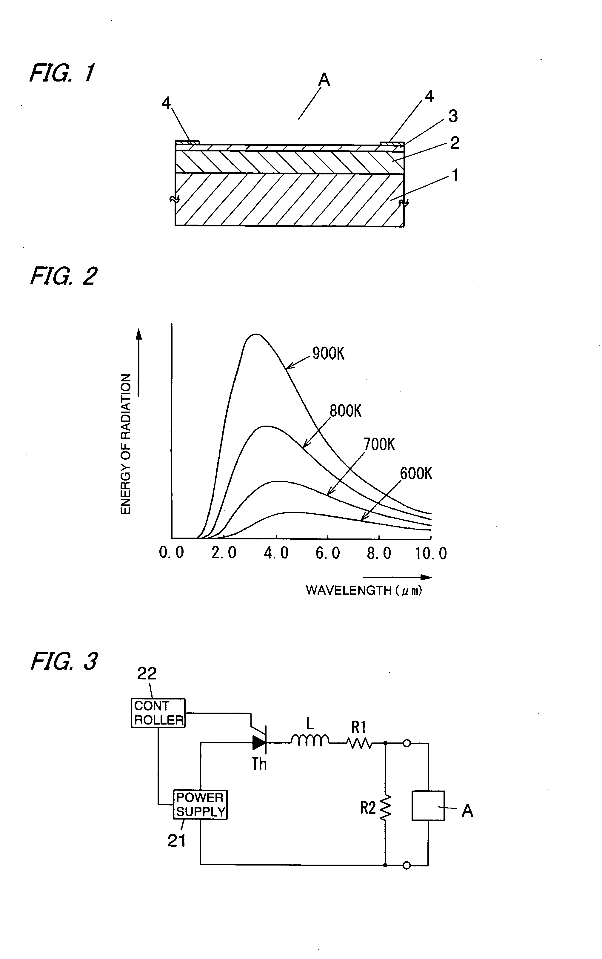 Infrared radiation element and gas sensor using it