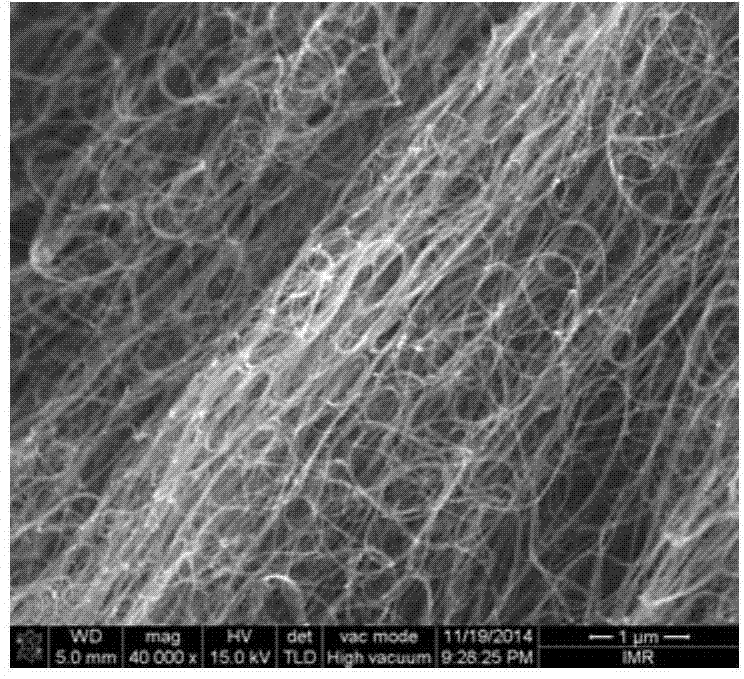 Method for preparing single-wall carbon nanotube fiber by using mixed gaseous carbon source