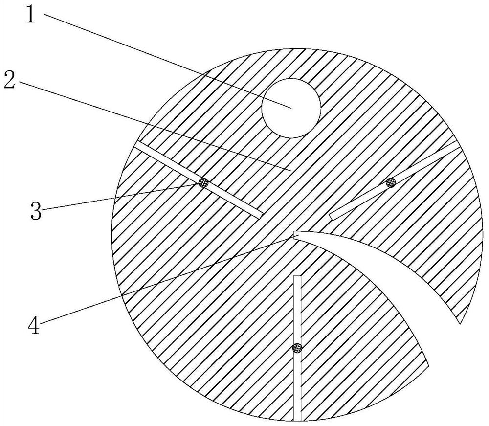 A positioning device and working method for installing a steel bar meter in an existing pile foundation borehole