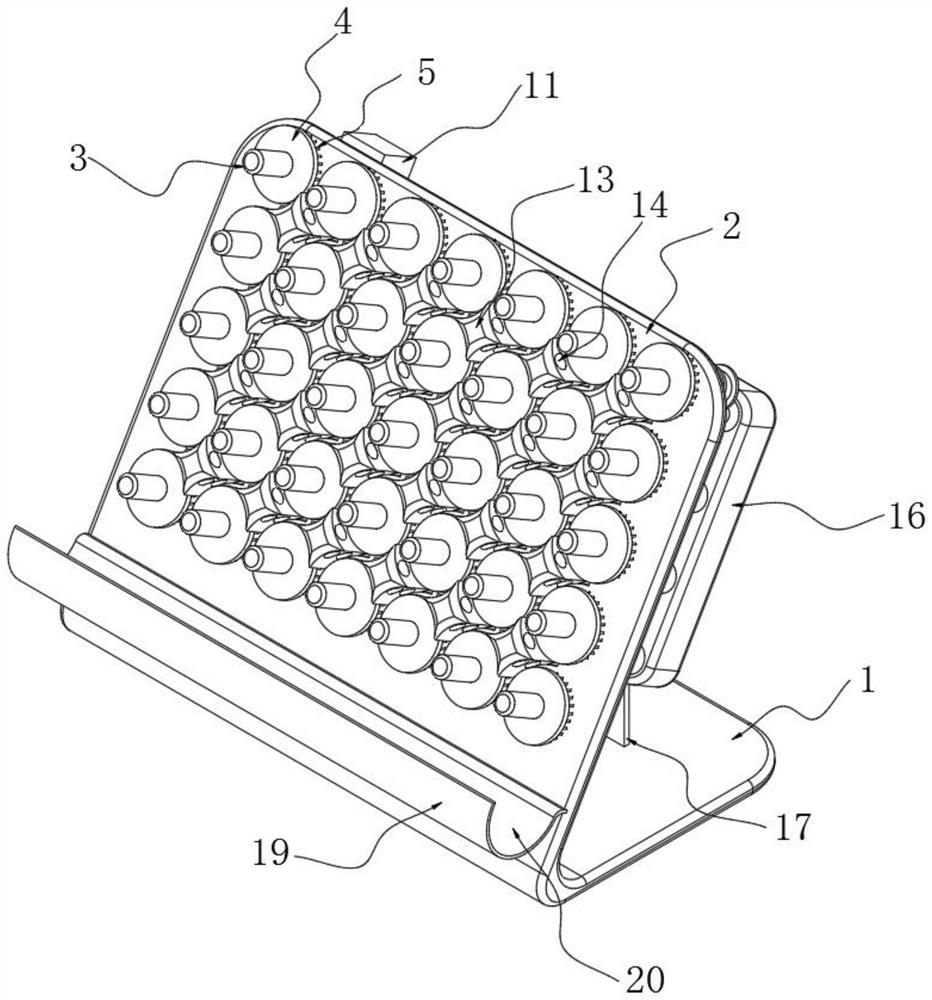 Wire holder with self-dedusting function