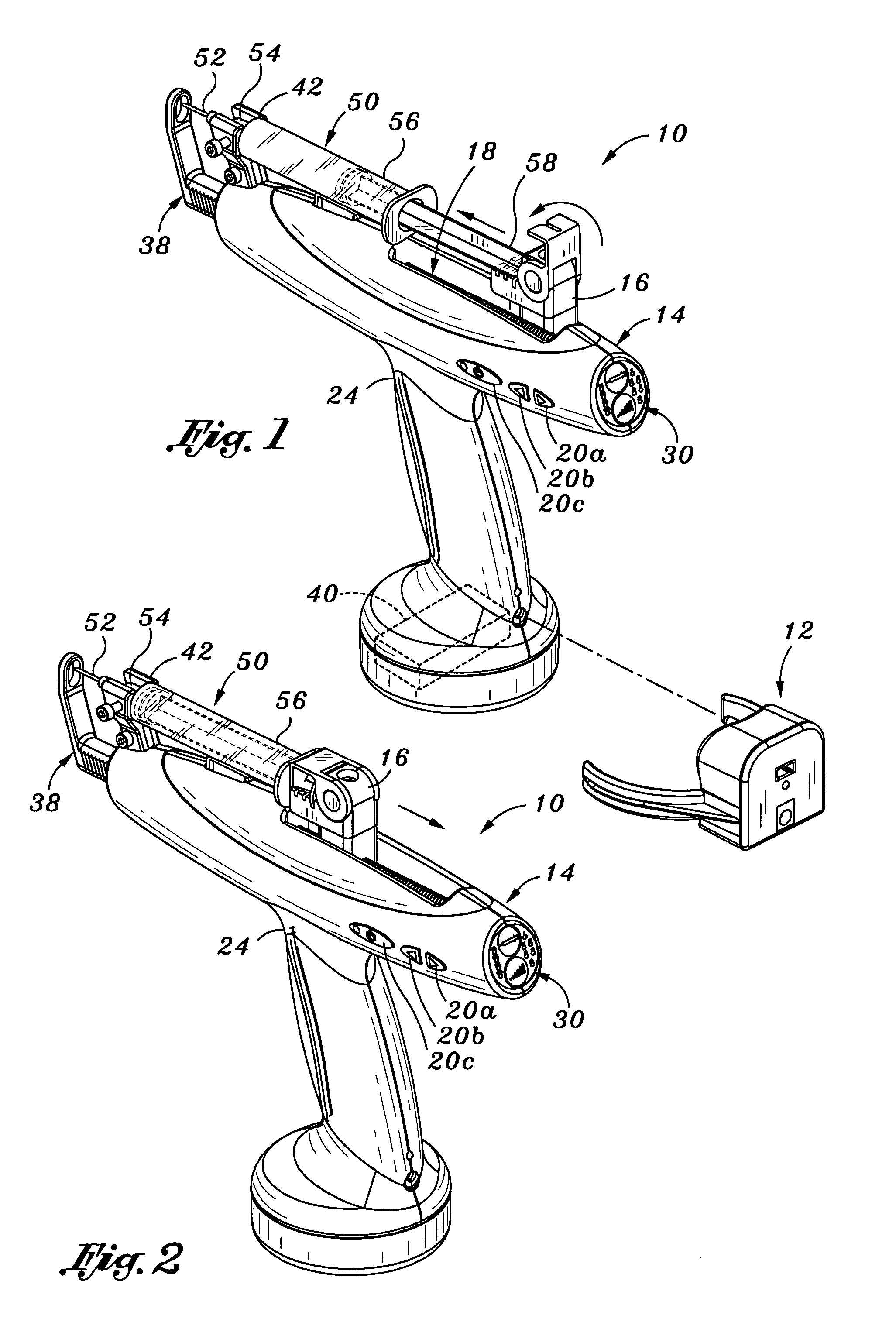 Rechargeable handheld injection device with reversible drive having adjustable syringe cradle